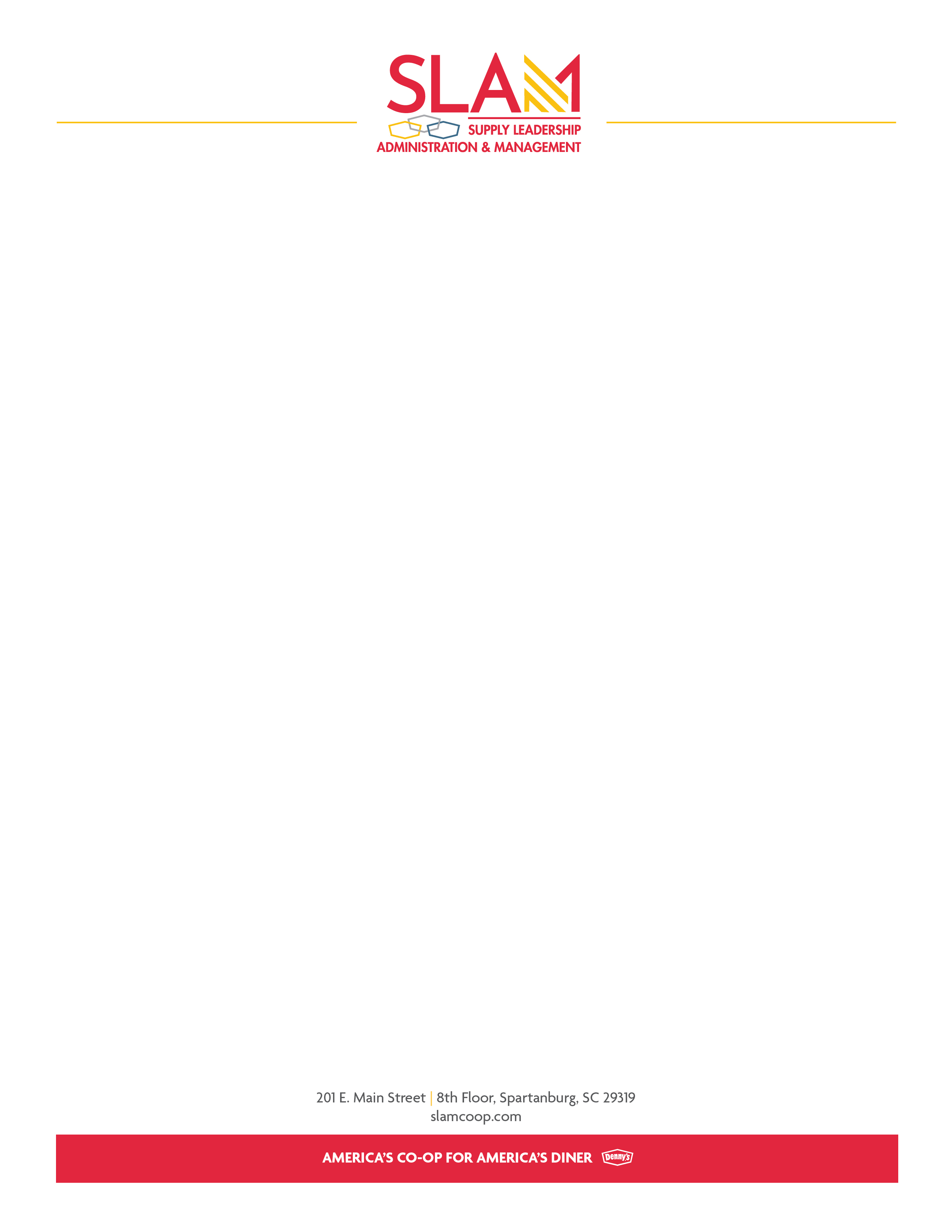 SLAM digital letterhead preview